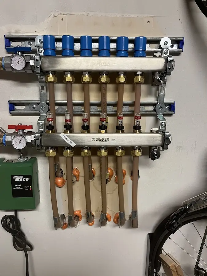 Plumber performing Gas Leak Detection at a residential property in Eden